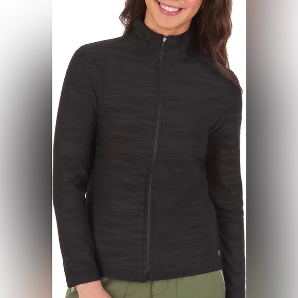 The American Outdoorsman - Pintuck Jacquard Quick Dry Textured Full-Zip - Picture 1 of 9